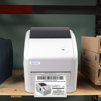 Xprinter XP-420B WiFi/LAN Port USB Imprimante d'autocollants thermiques 203DPI A6 Étiquette Stock thermique Couleur Imprimante d'étiquettes d'expédition ROHS