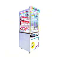 Machine à griffes commerciale pour peluches, machine de jeu d'arcade avec lecteur de cartes pour centre commercial et parc d'attractions