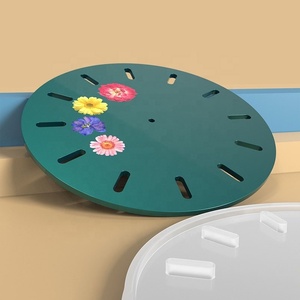 <span class=keywords><strong>Grand</strong></span> <span class=keywords><strong>moule</strong></span> en silicone pour horloge époxy avec chiffres romains et constellations pour le bricolage de l'art mural, <span class=keywords><strong>moule</strong></span> rond en résine pour horloge en silicone - Product Image 3