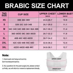 Soutien-gorge <span class=keywords><strong>post</strong></span>-<span class=keywords><strong>opératoire</strong></span> sans armatures à bretelles réglables en gros, fermeture avant, soutien-gorge <span class=keywords><strong>post</strong></span>-chirurgie pour <span class=keywords><strong>augmentation</strong></span> <span class=keywords><strong>mammaire</strong></span> pour femmes - Product Image 6