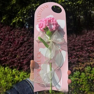 <span class=keywords><strong>Ramo</strong></span> de Flores Tejido a Crochet para el Día de la Madre, Hecho a Mano, con <span class=keywords><strong>Claveles</strong></span>, Rosas y Girasoles, Producto Terminado, Regalo para Mamá o Mejor Amiga - Product Image 3