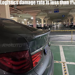 Pour BMW Série 5 GT F07 Spoiler 2010-2016 Spoiler Style AC Kit Carrosserie Sport Accessoires Aspect Fibre de Carbone et Noir Brillant - Product Image 2