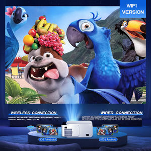 YDH-T5 2025 nouvelle <span class=keywords><strong>ampoule</strong></span> Smart 4K HD Home cinéma 600 ANSI 200 pouces Android 13 1280*720P BT5.4 vidéo maison Mini projecteur LED 4K - Product Image 2