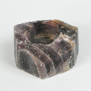 卸売 天然クリスタルキャンドルホルダー お香立て 紫白ピンク インサートベース 仏陀挿入 ホームデコレーション用ジャー - Product Image 6