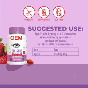 Fórmula personalizada <span class=keywords><strong>Lutein</strong></span> Gummies para ojos Visión Soporte para la vista Vitaminas Para Los Ojos Gummies <span class=keywords><strong>Lutein</strong></span> Zeaxanthin - Product Image 4