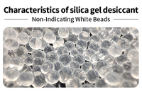 Chimxin-gel de silice blanc pour l'adsorption d'humidité PSA, 1-3mm, 2-5mm