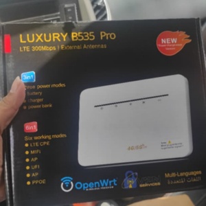 เราเตอร์ LUXURY B535 Pro ความเร็วสูง B535 4G LTE CPE พร้อมแบตเตอรี่ สำหรับใช้ในบ้าน/สำนักงาน รองรับซิม 4G  คลื่นความถี่ B1/2/3/4/5/7/8/12/17/28/66/38/40/41 - Product Image 5