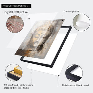 人気販売中 宗教ポスター キャンバス HDデジタルプリント絵画 抽象仏画 仏像 ホームウォールアート装飾 - Product Image 4