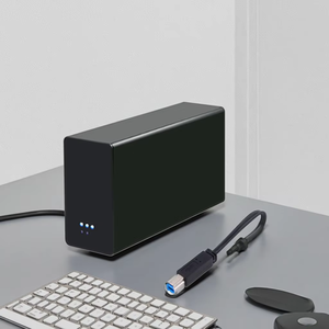 AOTECH RTS Original <span class=keywords><strong>2</strong></span> Bay <span class=keywords><strong>RAID</strong></span> USB3.0 Boîtier en aluminium Type a à 3.5 pouces SATA HDD Enclosure - Product Image 4
