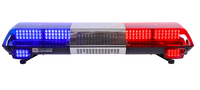 Barre lumineuse LED robuste avec sirène 1200 mm, barre lumineuse d'avertissement montée sur le toit pour camion de remorquage, véhicule d'urgence