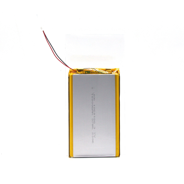 Ce 1260100 3.7v Lipo Li-Ion Battery Cells 10000mah 10ah 1260110 Lithium Polymer Pouch Battery for Power Supply