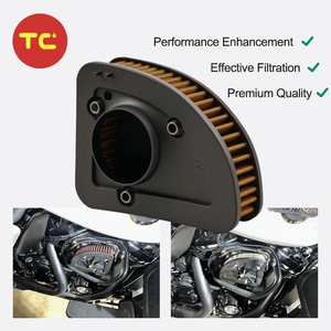 Filtre à air de remplacement pour moto, OEM 29400212 <span class=keywords><strong>2017</strong></span> + Touring M8 Engine <span class=keywords><strong>Glide</strong></span> Road King <span class=keywords><strong>CVO</strong></span> <span class=keywords><strong>Street</strong></span> Electra <span class=keywords><strong>Glide</strong></span> - Product Image 4