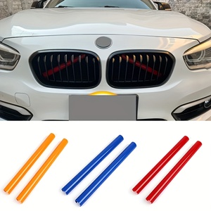 Une paire de bandes décoratives pour calandre de voiture pour F30 F31 F32 F33 F34 F36 F20 F21 F22 F23 G29, accessoires de décoration sportive pour voiture - Product Image 4