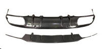 Difusor trasero de fibra de carbono deportivo para Mercedes-Benz C300 de 4 puertas 2015 - 2017 - Product Image 2