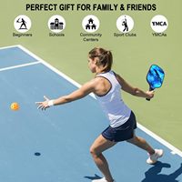Ensemble de raquettes de Pickleball Design personnalisé Oem 14mm/16mm 3K T700 PP Approuvé Adulte en Fiber de Carbone Meilleure Pagaie de Pickleball Padel personnalisée