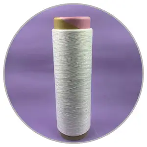 Filament de polyester blanc vierge FR ignifuge DTY 150D 48F