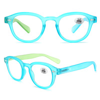 2022 à la mode Vintage Anti-lumière bleue lunettes mince lunettes de lecture PC rouge noir blanc pas cher en plastique caractéristiques Myope Correction