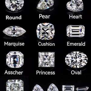 Certificado Xingyue Gra, Moissanita Suelta al por Mayor, Creada en Laboratorio, Corte Corazón, Súper Blanca, Color VVS, Efecto de Juego de Color/Fuego, Certificada por Terceros - Product Image 5