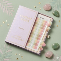 Bandes adhésives pour ongles en gel sans UV avec technologie brevetée Zero Point pour un ajustement parfait sans accrocs