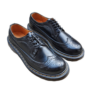 Zapatos de vestir formales de lujo con punta redonda y estilo Brogue, zapatos de cuero elegantes y casuales para fiestas. - Product Image 5