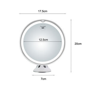 <span class=keywords><strong>Espejo</strong></span> de <span class=keywords><strong>Aumento</strong></span> Redondo con LED para <span class=keywords><strong>Baño</strong></span>, Impermeable, con <span class=keywords><strong>Ventosa</strong></span>, Personalizado - Product Image 6