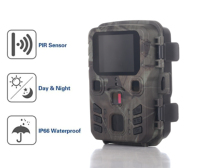 Mini caméra de sécurité extérieure WiFi301 24MP 1296P pour la chasse, vision nocturne infrarouge, détection de mouvement, capteur de suivi