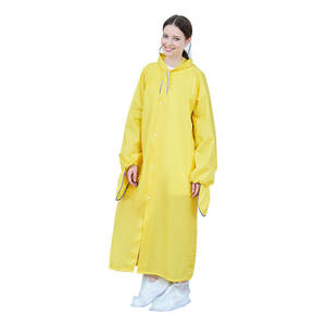 Manteau de pluie long en EVA pour hommes, imperméable pour adultes, avec poncho durable et imperméable pour la moto, l'équitation et la randonnée. - Product Image 3