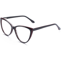Monture de lunettes classiques œil-de-chat Elan Optical RD26061, best-seller, monture complète pour femme en acétate, lunettes optiques écologiques sans peinture