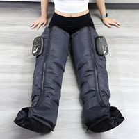 Masseur de jambes à air sans fil à 5 chambres, bottes de récupération portables sans fil pour les athlètes, soulagement de la douleur, drainage lymphatique