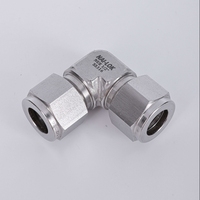 Raccord de compression NAI LOK en acier inoxydable pour tube de 1/4, 1/2, 3/8, 3/4, 1 pouce de diamètre extérieur avec double ferrule pour l'huile et le gaz