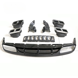 <span class=keywords><strong>Prix</strong></span> de gros pour le bec d'échappement <span class=keywords><strong>AMG</strong></span> <span class=keywords><strong>C63</strong></span>, lèvre arrière avec embouts d'échappement pour Mercedes Benz Classe C W205 Coupé pré-2015-2018 Sport - Product Image 2