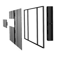 Brillant Muxwave P3.125 numérique Led intérieur Transparent LED écran publicité affichage vidéo mur bâtiment verre centre commercial