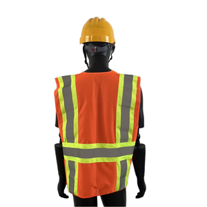 مناسب لأعمال البناء المرورية والصحية. متوافق مع معيار <span class=keywords><strong>ANSI</strong></span> الفئة 2 للسترات العاكسة للسلامة - Product Image 4