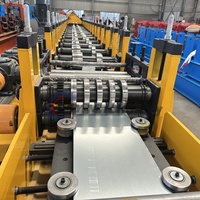 Machine de profilage de poutrelles en C à grande vitesse, robuste, entièrement automatique, à réglage rapide, pour cadres en acier