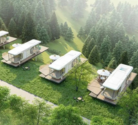 Maison conteneur en acier moderne et mobile de luxe ZhongHao, style capsule spatiale préfabriquée, hôtel capsule préfabriqué personnalisé