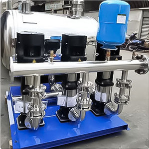 Ensemble de pompes à eau industrielles à haute pression en acier inoxydable, à économie d'énergie, sans surpression négative, équipement d'alimentation en eau de haute qualité - Product Image 4