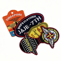 Patch brodé thermocollant 3D anti-UV à séchage rapide pour uniforme, réparation de vêtements, accessoires quotidiens, chapeau