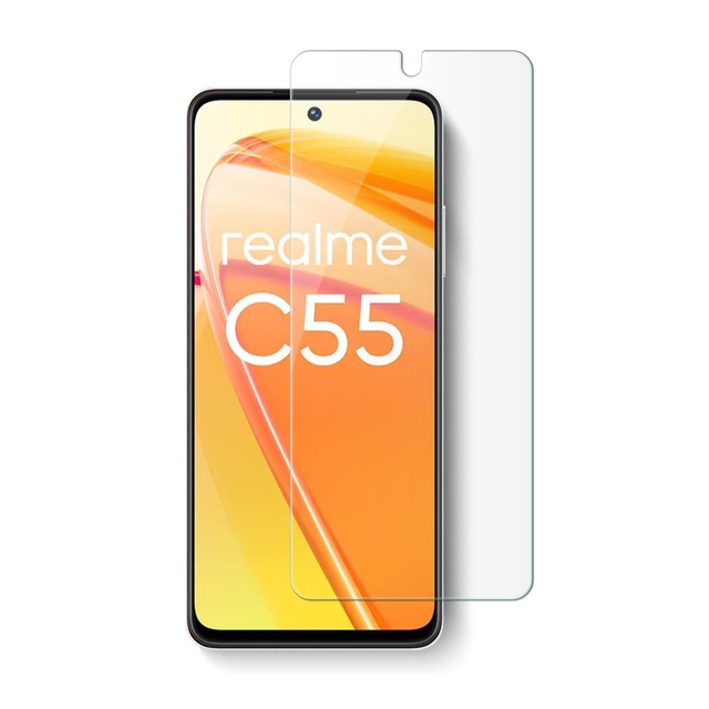 For the Latest Smartphones 2.5D Mobile Tampered Glass Screen Protector for Xiaomi Realme C55