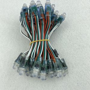 Khuyến mãi DC5V 50 nút chuỗi 3inch 7.6cm Khoảng cách ws2811 addreable LED Pixel String ánh sáng IP68 RGB đầy đủ màu sắc 24AWG dây - Product Image 3