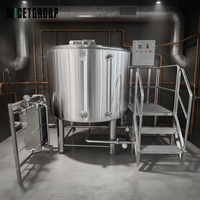 MICET 1500l Machine Commerciale Industrielle en Acier Inoxydable pour Infusion de Thé et Kombucha avec Lame Mélangeuse et Réservoir d'Infusion