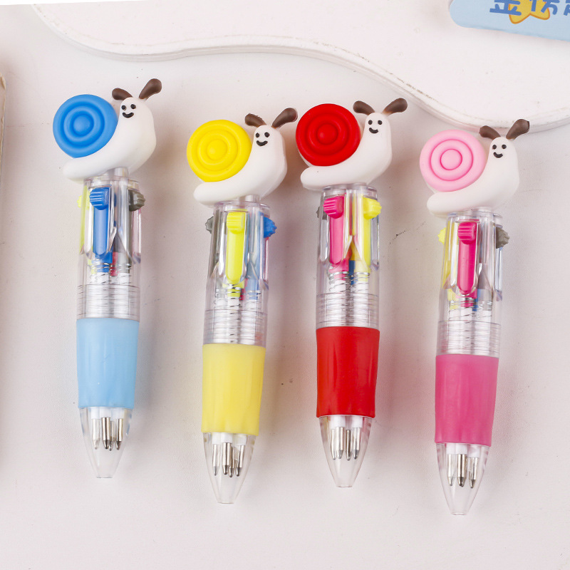 Caracol-pequeño cuatro colores mezclados pelo-bala tipo 07