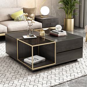 Jieshi-<span class=keywords><strong>mesa</strong></span> de <span class=keywords><strong>centro</strong></span> cuadrada de vidrio negro, <span class=keywords><strong>mesa</strong></span> de <span class=keywords><strong>centro</strong></span> de diseño moderno, sala de estar, <span class=keywords><strong>mesa</strong></span> de <span class=keywords><strong>centro</strong></span> de elevación <span class=keywords><strong>negra</strong></span> - Product Image 2