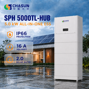 Inverter Ibrido Growatt 5kW SPH 5000TL-HUB, Efficienza 97.5%, <span class=keywords><strong>2</strong></span> MPPT, IP66, On/Off Grid, Backup Domestico, LiFePO4, CAN, Montaggio a Parete, Tutto in Uno - Product Image 4
