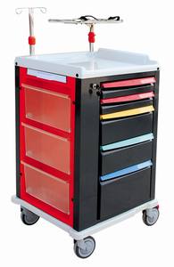 MT 의료 병원 장비 ABS 비상 카트 충돌 마취 카트 병원 약물 비상 트롤리 - Product Image 5