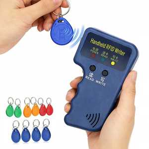 휴대용 125Khz EM4305 EM4100 ISO11784/5 <span class=keywords><strong>RFID</strong></span> ID 카드 재기록 가능 <span class=keywords><strong>RFID</strong></span> ID 키 태그 복사기 <span class=keywords><strong>RFID</strong></span> 리더 - Product Image 2