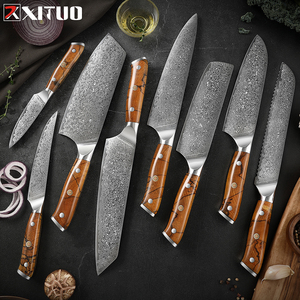 Juego de <span class=keywords><strong>cuchillos</strong></span> de cocina XITUO, cuchillo de chef profesional de acero de Damasco VG10, cuchillo para rebanar <span class=keywords><strong>carne</strong></span>, accesorios para sushi y pescado, herramientas de regalo - Product Image 6