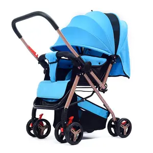 간단한 사용 가능한 여행 소형 푸시 의자 현대 마술 유아 유모차 핑크 파란색 미니 유모차 0-3 세 아기