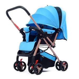 Semplice sedia a spinta compatta da viaggio moderna carrozzine magiche per neonati rosa blu mini passeggini per bambini da 0 a 3 anni