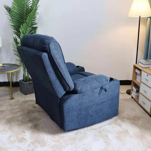 <span class=keywords><strong>Chambre</strong></span> inclinable tendance salon tissu Wingback Accent belle couleur bras ascenseur fonctionnel canapé inclinable vieil homme chaise maison - Product Image 4