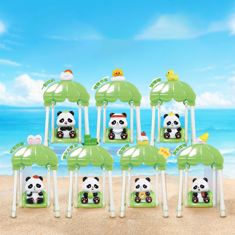 ตุ๊กตาแพนด้าโยกได้แบบสุ่ม 1 ชิ้น